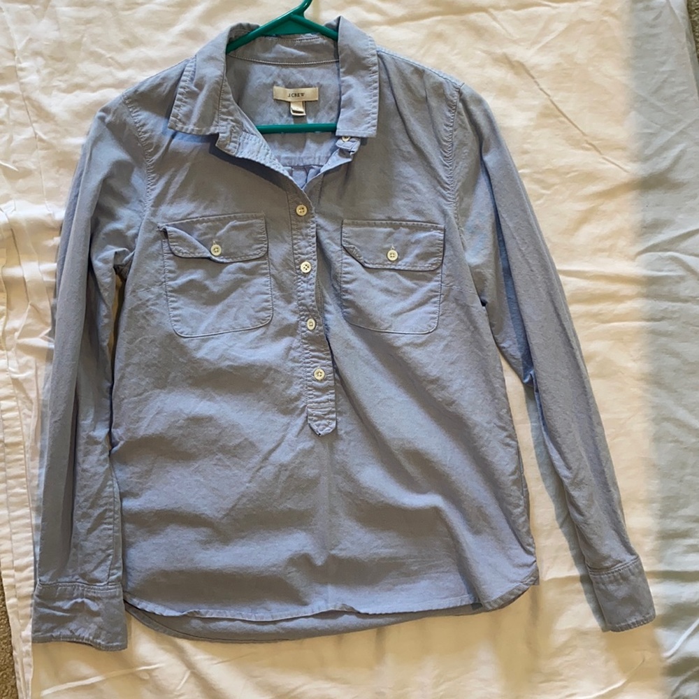 J. Crew chambray cotton shirt